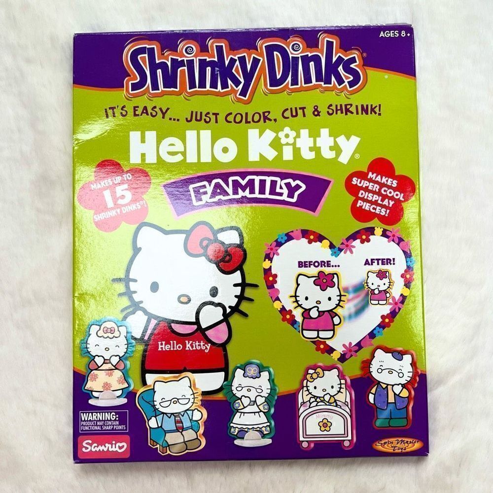 NIB Vtg 2002 Hello Kitty Shrinky Dinks Sanrio Spin Master Toys NEW & SEALED RARE